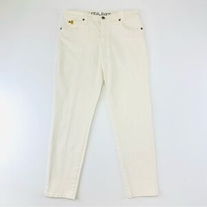 Yoga jeans cream womens stretch cotton comfort Size 30in Inseam 26in Canada